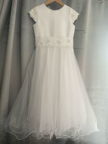 Communion dress, matching bag and shoes