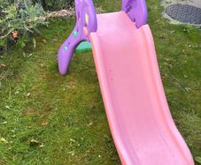 FREE - MUST PICK UP- Grow'n Up Qwikfold Climb 'n' Slide Pink