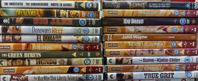 John Wayne Dvd Collection Bundle 23 Classic Movies Western War Etc.