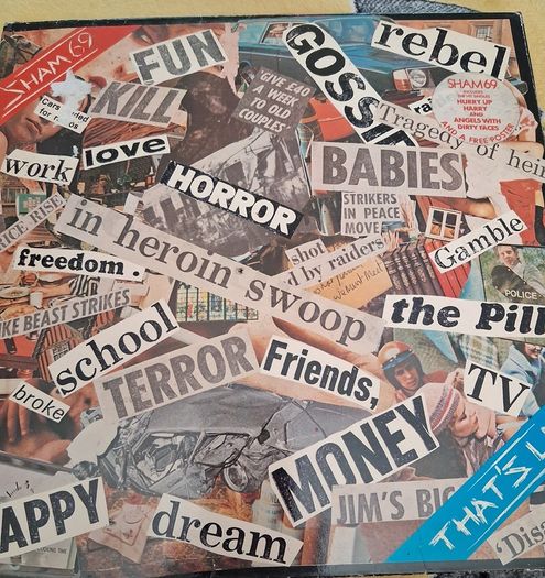 Sham 69 x 2 vinyl albums - The Game and Thats Life