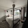canopy bed metal 120x200 cm Image 5
