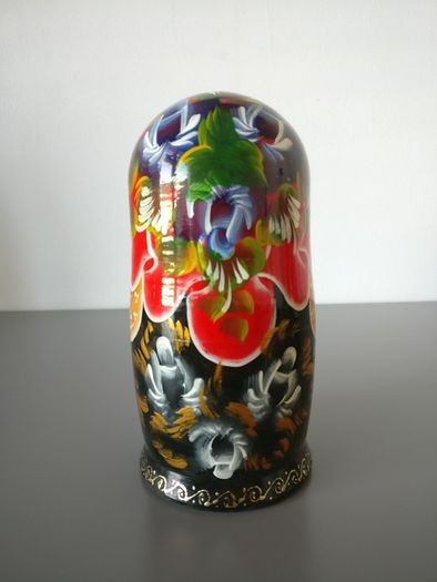 Set of 5 Russian Matryoshka Dolls featuring Puss in Boots