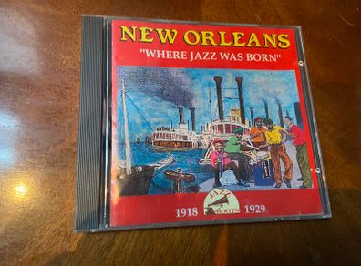 New Orleans 1918-1929 CD Where Jazz Was Born