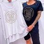 T-shirt with Greek pattern Image 2