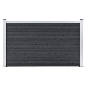 Garden Fence WPC 872x106 cm Grey