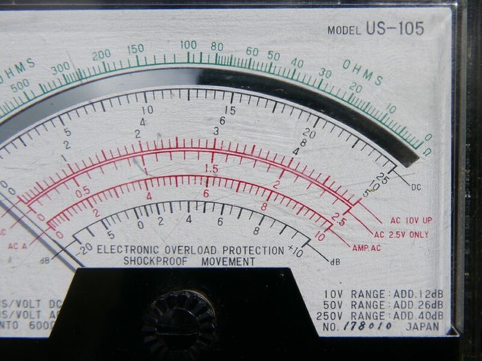 Vintage Multitester US-100 Jemco Industries Ltd. Tokyo ,Japan