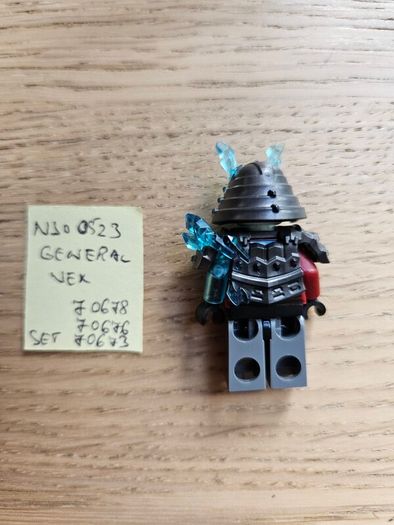lego njo0523 general vex, set ninjago 70678, 70676