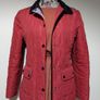 Red Quilted Jacket Image 2