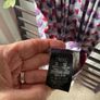 dress next floral grey print dress empire line size 10 Image 8