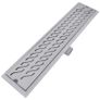 Linear Shower Drain 2 pcs Wave 630x140 mm Stainless Steel Image 7