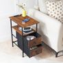 Set of 2 Side Table with Charging Station Image 3
