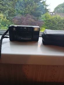 Vintage Minolta Freedom II 35mm Point & Shoot Film Camera with Case