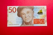 Sweden. 50 Kronor  2015 . Pick  70a ( Uncirculated )
