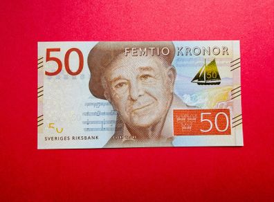 Sweden. 50 Kronor  2015 . Pick  70a ( Uncirculated )