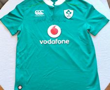 2016 Signed Rugby IRFU Jersey Size XL Adults