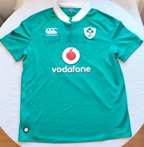 2016 Signed Rugby IRFU Jersey Size XL Adults