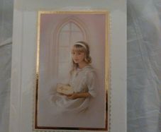 Remembrance of First Holy Communion - The New Mass book - girl edition