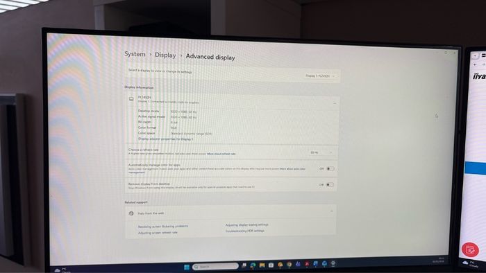 iiyama 24" high quality LED IPS monitors