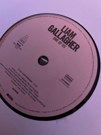 Liam Gallagher Vinyl 7" Singles