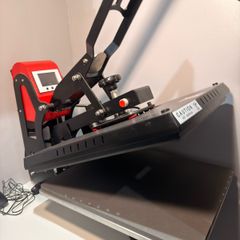 MAX-CLAM-P Auto Open Heat Press with Pressure Thread Counter