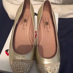 Gold Wedge Shoes