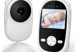 Baby monitor with camera and night vision, Video Baby Monitor no Wifi, Rechargeable Battery, 2 Way Audio Talk, Lullabye music (2.4 inches)