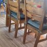 solid Oak dining table with 8 chairs Image 5