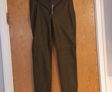 H&M  PU Green  Leggins. S.14.   B.N.W.T.