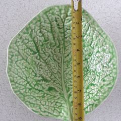 DISH - Vintage - Cabbage Leaf