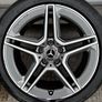 Genuine Mercedes AMG 18" Alloy Wheels - Continental Tyres Image 5