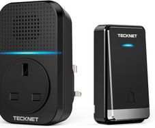 Tecknet Wireless Doorbell. No Battery Required. New. Free Tracked Postage!