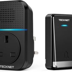 Tecknet Wireless Doorbell. No Battery Required. New. Free Tracked Postage!