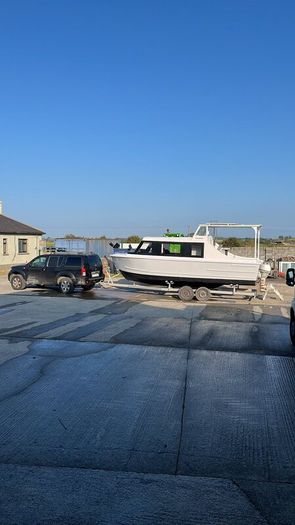 21 ft Boat with trailer