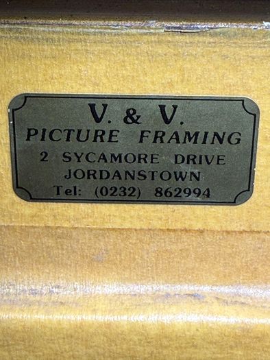 Vintage Framed Walter Osborne Print - Apple Gathering, Quimperle