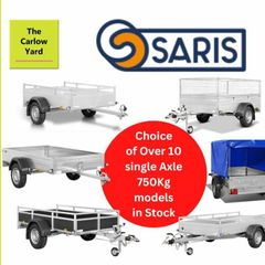 10 + Single Axle 750Kg New Saris Trailers in Stock