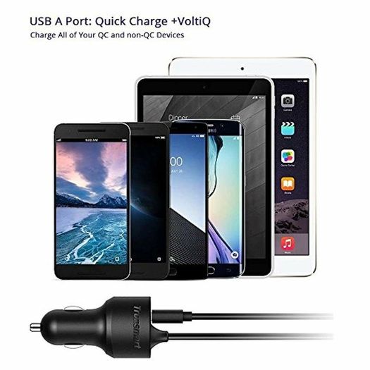 Tronsmart CCTA USB Type-C/Micro USB QC 3.0 Quick Car Charger 3.0 Certified 33W (Brand New/Warranty)