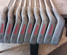 Wilson golf irons. Right handed clubs