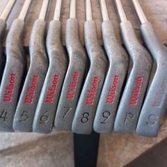 Wilson golf irons. Right handed clubs