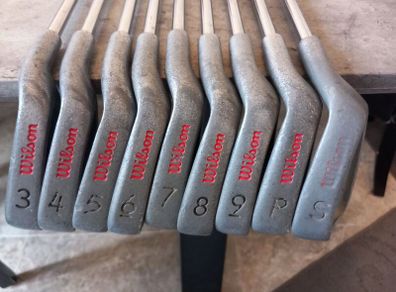Wilson golf irons. Right handed clubs