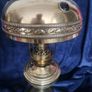 Parisian vintage oillamps . polished. 19 inches . Image 2