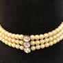Pearl choker necklace Image 3