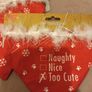 Santa paws velvet festive dog bandana Image 2