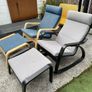 Ikea POANG rocking-chairs and footrests Image 2