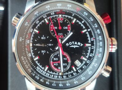 Rotary Chronograph Mens Watch