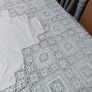 Crochet Lace Square Table Cloth Image 4