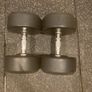 Dumbbell Pair 30kg Hit Fitness Round Rubber Image 4