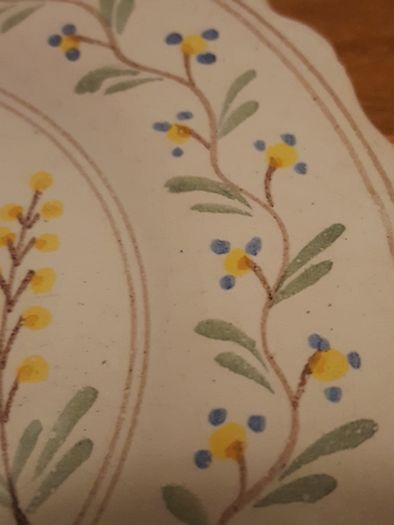 Antique fiance Plate