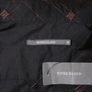 NEW River Island Black Shirt w/ Brown Stitched Criss-Cross/Crosshatch Pattern - Size M Image 2
