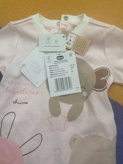 My First Chicco babygro baby girl 56 cm 1-3 months