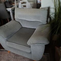 Grey large Lebus Billie Armchair
